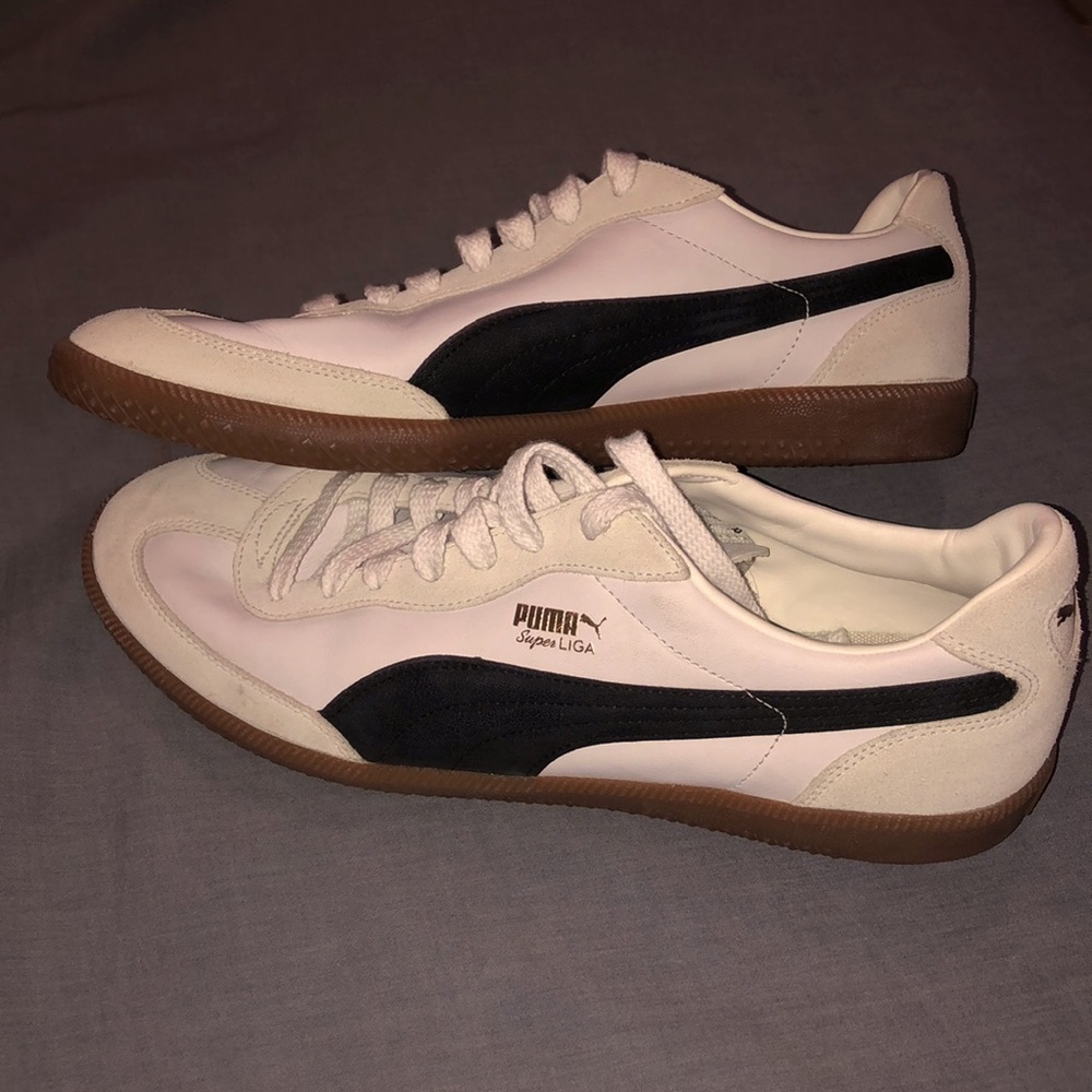 White “puma super liga OG retro”